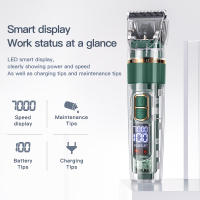 Mascotas pelo eléctrico Clipper perro belleza Clipper máquina de afeitar conjunto completo impermeable multifuncional limpieza suministros - details 3