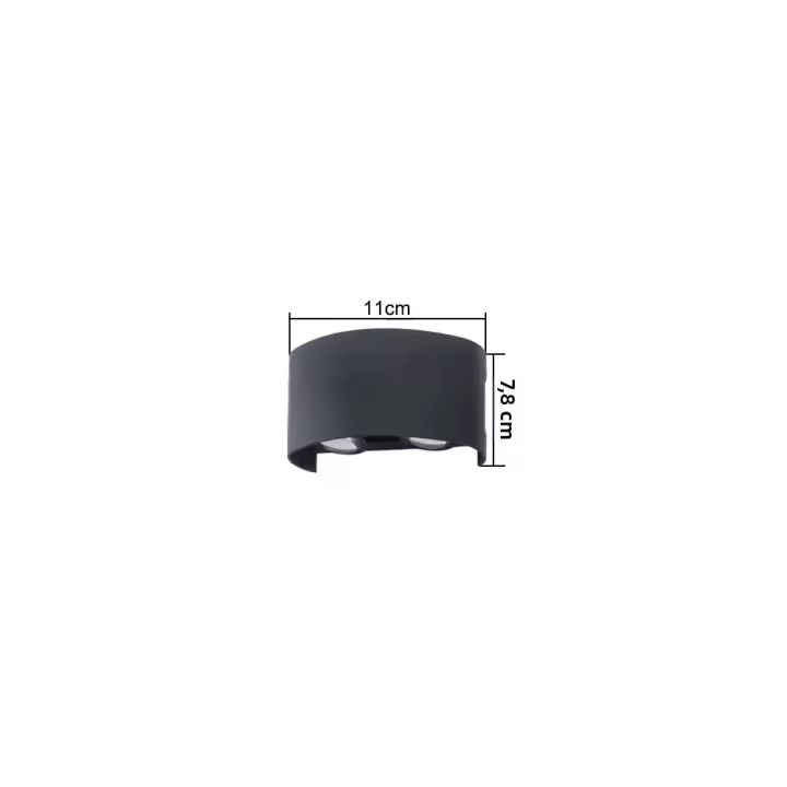 Lámpara De Pared LED Impermeable IP65 Para Exterior Iluminación Bicolor Interior Para Escaleras Jardín Luz Sconce AC110-220V Moderna - 1