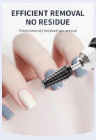 Broca De Uñas Cerámica Negra 5 En 1 Para Máquina Eléctrica De Perforación 3/32" Shank Eliminador De Polvo De Uñas Y Pintura Gel - details 4