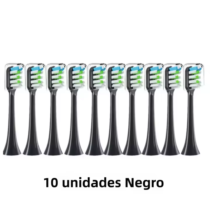 Cabezales De Repuesto Para Broca Eléctrica SOOCAS X3 X5 V1 X3U 10pcs Cerdas Suaves Dupont Empaquetados Sellados Para Adultos - 1