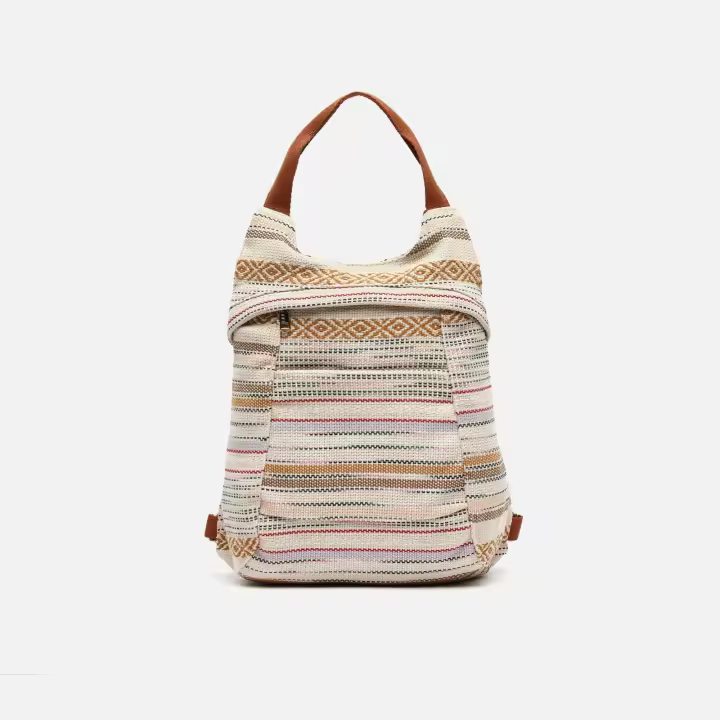 Misako Micu mochila antirrobo con estampado jacquard Mochila - 1