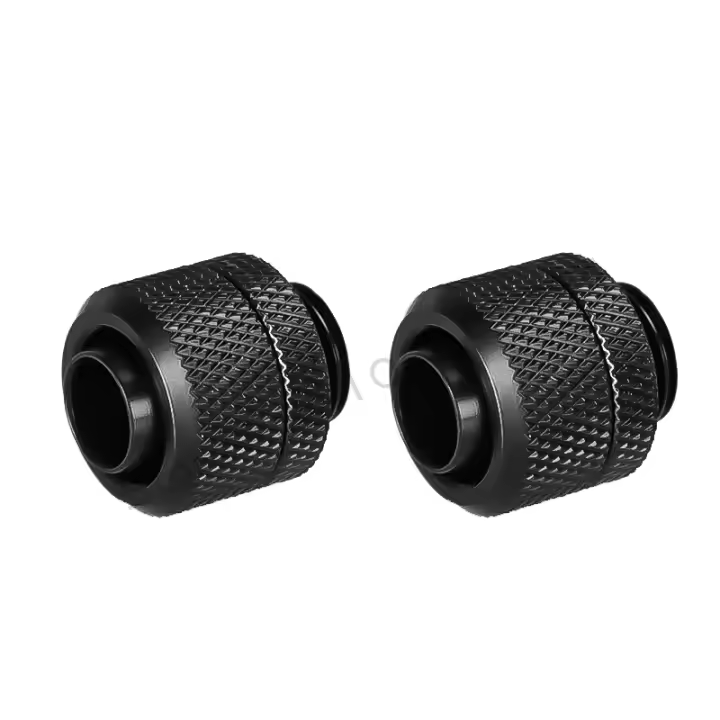 2pcs Conexión De Tubo Suave Con Inserción De Compresión G1/4 Para Tubo De Agua Negro/Azul/Azul Oscuro/Azul Claro/Azul Metalizado/Azul Metalizado Para Tubo De Agua - 1