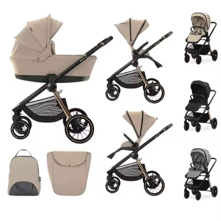 LORELLI Carrito de bebé DUO BIANCA con capazo duro hasta 22 kg de Lorelli - 1