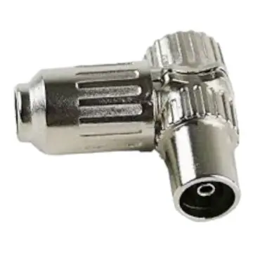 Conector T F Antena Coaxial Conector T F Para Antena Coaxial | Distribuidor 1 A 2 Dorado Para TV, SAT Y DVB-T2 4K/8K Asus Zenwifi Xt8