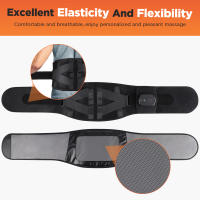 Cinturón De Masaje Cintura Eléctrico Con Compresión Calor Y Vibración Soporte Lumbar Descompresión Para Relajación Muscular - details 9