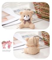 Muñeco De Peluche Teddy Oso Mini Colgante Para Llaves Suave Y Encantador Juguete Para Niños Decoración De Fiesta De Navidad Y Boda - details 3