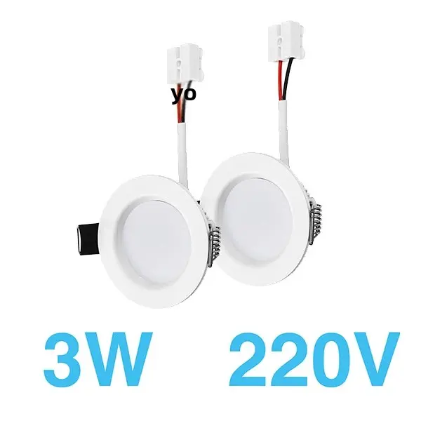 MANVIV Lámpara De Techo LED Recubierta Redonda 220V Varias Potencias 3/5/7/9/12/15/18W Luz De Spot Para Decoración De Habitaciones Frío/Calido Blanco - 1
