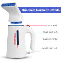 Alce Portable De Mano 120ml Capacidad 700W Apagado Automático Alce Para Ropa Elimina Arrugas En Ropa Y Fibra - details 6