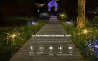 Luces Solares Para Jardín Garedn Con 8 Modos De Iluminación Y Control Remoto Impermeables Y Decorativas Para Exterior - details 0