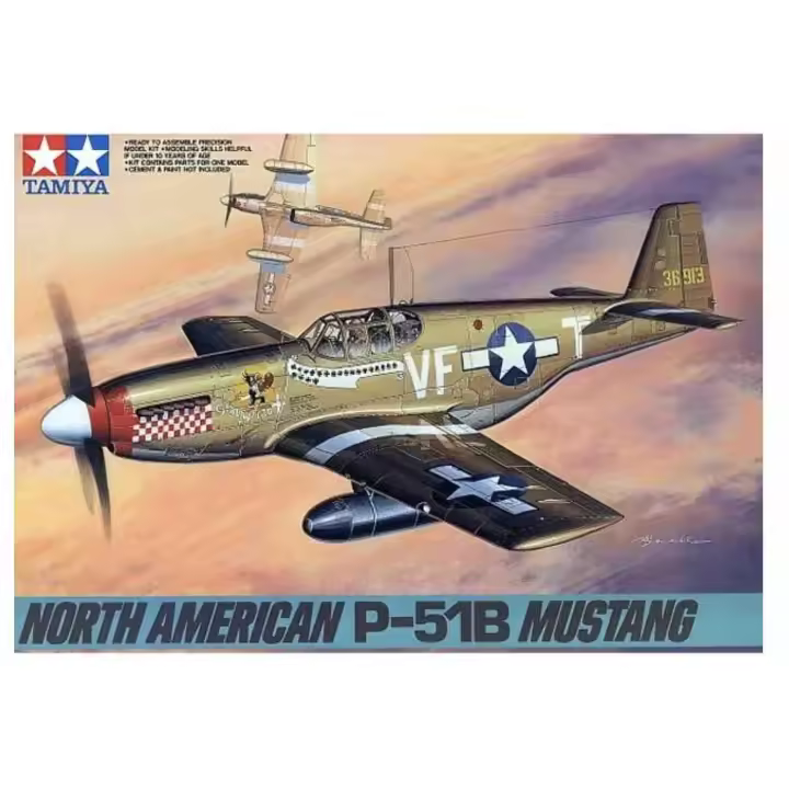 North American P-51B Mustang Tamiya-61042 - 1
