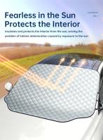 Protector Anticongelante Para Parabrisas De Coche Li Lixiang L6 L7 L8 L9 ONE MEGA Algodón Sombra Solar Resistente a La Nieve Y Hielo - details 3