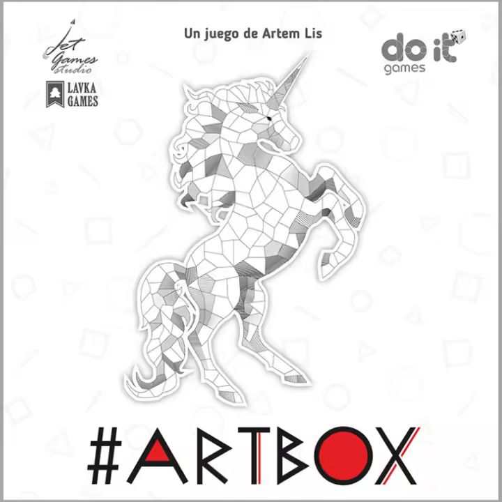 ARTBOX: Juego de mesa familiar party games de 3 a 8 jugadores de crear palabras y deducción. do it games. - 1