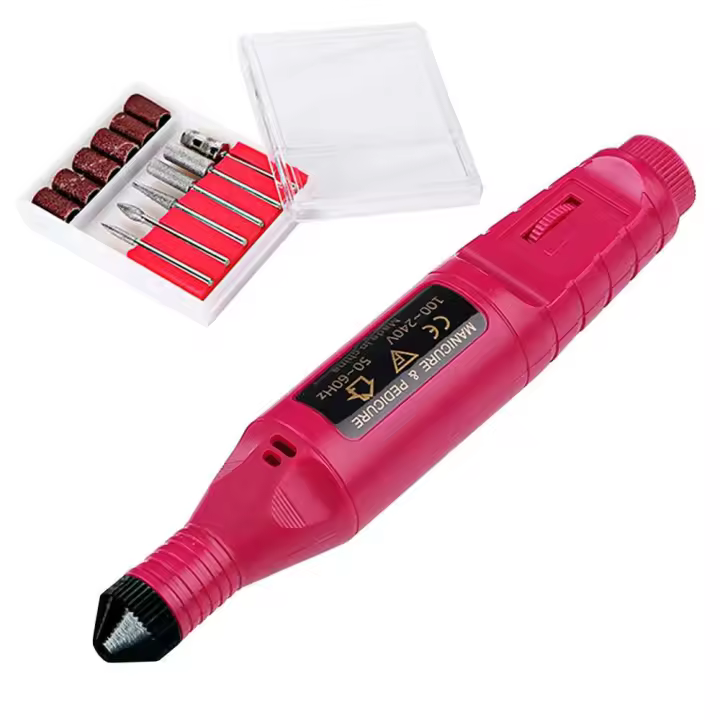 Ociodual Kit Manicura Pedicura Torno Pulidor Uñas Lima 6 en 1 Velocidad Ajustable - 1
