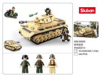 Bloques De Construcción De Tanque Panzer IV WW2 543PCS Juguetes Educativos Para Niños Decoración De Escritorio Para Niños Regalos De Vacaciones Modelos Militares De Vehículos - details 1