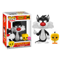 Funko  Silvestre y Piolín Tweety Sylvester Piolin  Flocked 309   Funko Pop Vinyl  Looney Toones  figura - details 2