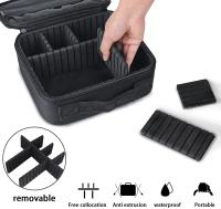 Bolso Cosmético De Viaje Con Partición Ajustable Caja De Almacenamiento Portátil De Maquillaje Bolsa De Almacenamiento Para Cosméticos Material Oxford - details 8