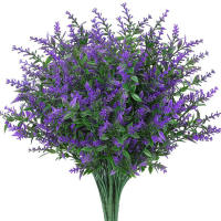 Flores Artificiales De Lavanda Baratas Plantas Falsas De Plástico Para Decoración De Jardín Hogar Y Fotografía DIY Propiedades Interiores Bonsái - details 1