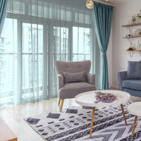 Cortinas De Yarn Blanco Sólido Para Ventanas De Sala De Estar Cocina Modernas Cortinas De Tulle Voile Para Decoración De Hogar Y Oficina - details 18