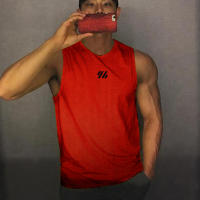 Camiseta De Gimnasio Para Hombre Verano Quick-drying Mesh Sin Mangas Para Fitness Running Deporte Estilo Casual Colorible Tallas M-XXL - details 11
