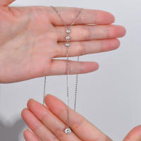 Collar De Moda Con Pendentivo Moissanite D1.30CT D-E VVS1 En Plata De Ley 925 Para Mujer Regalo Para Fiesta Cumpleaños - details 3