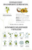 Naturtint Champú Nutri-reparador sin parabenos, siliconas ni sulfato. Limpia y Nutre en Profundidad, Reduce la Rotura y Repara Puntas Abiertas, para Cabellos Seco y Maltratado, 99% Ingredientes Naturales, ECOCERT, 330ml - details 2