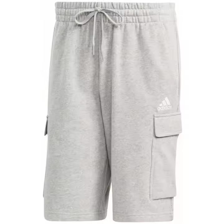 Pantalon Corto Adidas Essentials French Terry Cargo para hombre en color gris - 1