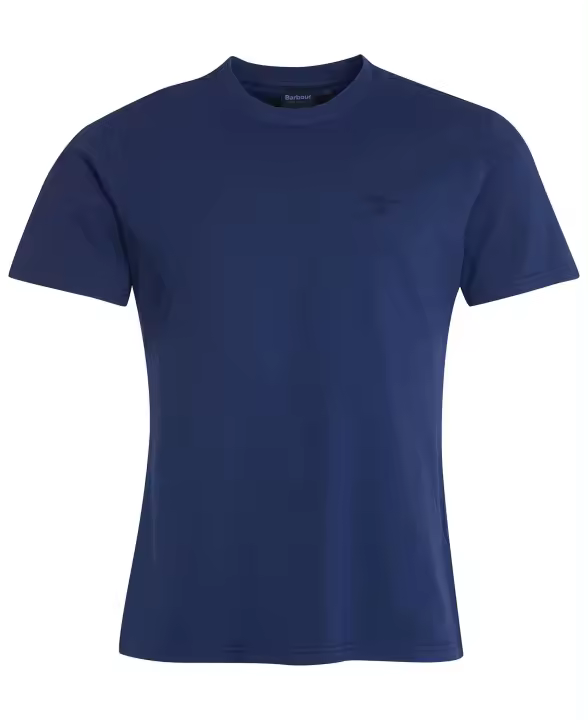 Barbour Garment Dyed T-Shirt Navy - 1
