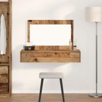 Mesa de tocador colgante vidaXL de madera antigua 100x40x70 cm - details 0