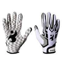 Guantes De Fútbol Profesionales Para Adultos Transpirables Antideslizantes De Béisbol Y Fútbol Americano Guantes De Mano Completo Con Palmas Ajustables Para Jóvenes - details 13