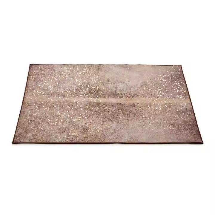 Alfombra 996857 Marrón Blanco Poliéster - 1
