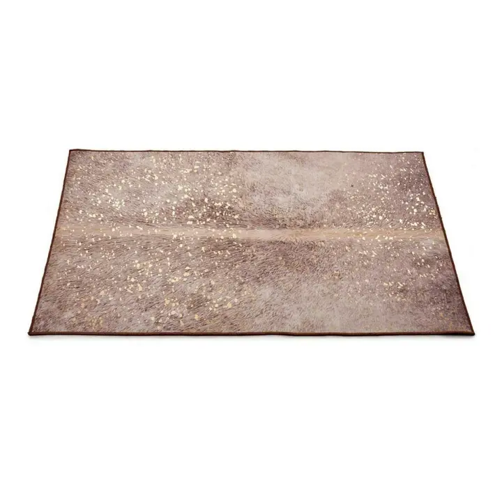 Alfombra 996857 Marrón Blanco Poliéster - 1