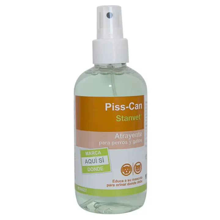 Piss-Can 200 ml educador para perros y gatos que ayuda a guiarlos de forma natural a orinar en el lugar adecuado Stangest - 1