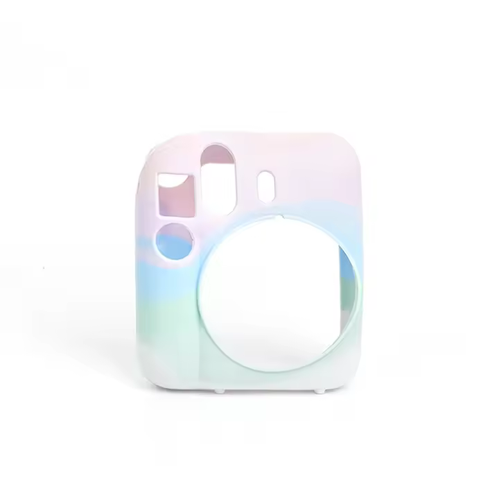 Funda De Cuero PU Y Silicona Suave Para Polaroid Instax Mini12 Cámara Portátil Bolsa Protectora Para Fujifilm Estilo Bolso - 1