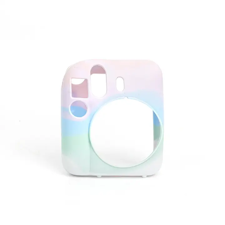 Funda De Cuero PU Y Silicona Suave Para Polaroid Instax Mini12 Cámara Portátil Bolsa Protectora Para Fujifilm Estilo Bolso - 1