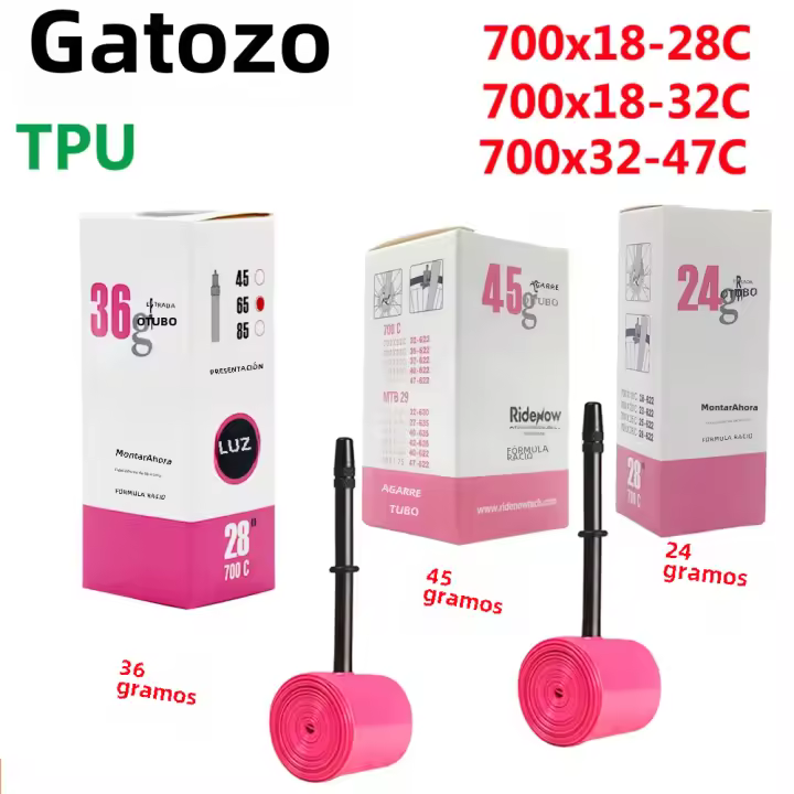 Tubo Interno De Bicicleta TPU RideNow 700C Para Ruedas De 18 a 47C Apto Para Vehículos De Carretera MTB Y Bicicletas De 29x1.5 1.75 1.9 - 1