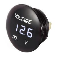 Voltímetro Digital Universal Impermeable Allsome Para Motocicleta Auto Camión Medidor De Voltaje LED DC 12V-24V 1 Pieza - details 5
