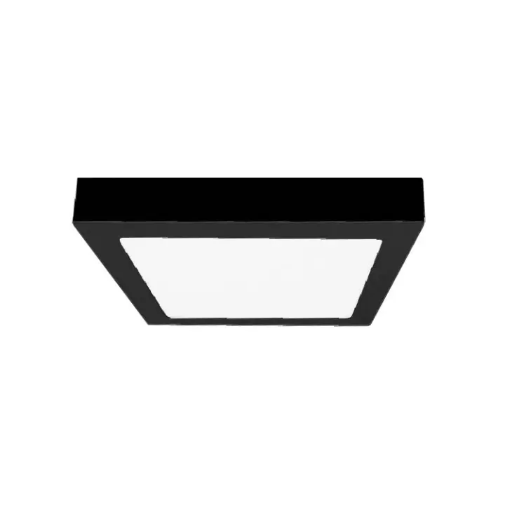 Panel LED Cuadrado Negro 22x22cm 18W 1440lm 220V para Techo - Marca DEMASLED - 1