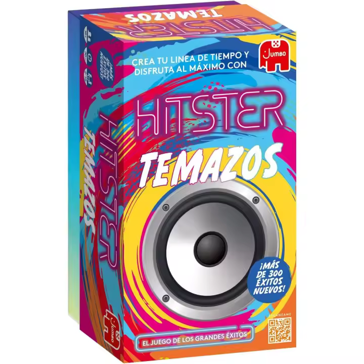 Diset - Jumbo Hitster - Juegos de Mesa Adultos Divertidos Para Fiestas ,App Gratuita,2 a 10 Jugadores, Más de 300 Éxitos - 1