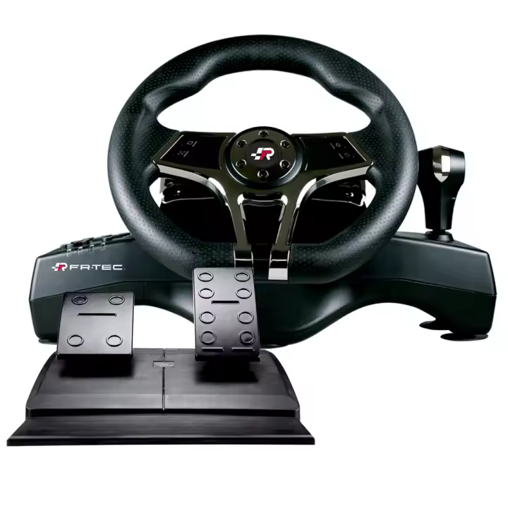 Volante y Pedales FR-TEC Hurricane Wheel MKII para PC/PS4/PS3/Nintendo Switch - 1