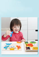 Puzzles De Montaje De Madera Para Niños Juegos De Moda Educativos Para Bebés Y Niñas Niños De 1 2 3 Años Regalos De Cumpleaños - details 1