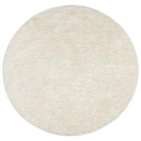 vidaXL Alfombra pelo largo aspecto brillante ISTAN Ø 160 cm Color Antracita,  Beige,  Crema y mas Alfombras de área  Alfombra de Piso para Sala de Estar Dormitorio Habitación Salón - details 1