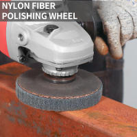 Rueda De Polishing De Nylon Fibra 115mm 4.5" Para Mecánica Y Metalurgia Discos De Grano 600 Para Deburring Y Eliminación De Oxydación - details 6