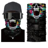 Máscara De Robot Muerto En Halloween Bufanda Disfraz De Joker Headband Balaclavas Para Ciclismo Pesca Esquí Motocicleta - details 12