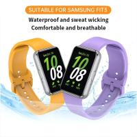 Correa De Reloj De Silicona Para Samsung Galaxy Fit 3 Accesorios De Reemplazo De Correa Deportiva Compatible Con Samsung Galaxy Fit3 - details 2