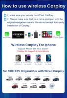 Adaptador inalámbrico Carplay Android Auto 2 EN1 Dongle Inteligente 2025 5G WIFI Para iPhone Android Para Volvo Benz MG Kia Chery VW - details 1