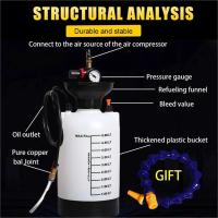 Líquido de transmisión de engranajes de relleno neumático, caja de cambios de coche, interruptor dispensador de aceite, inyector de grasa, tanque de aceite, recarga y cambio, 5L - details 2