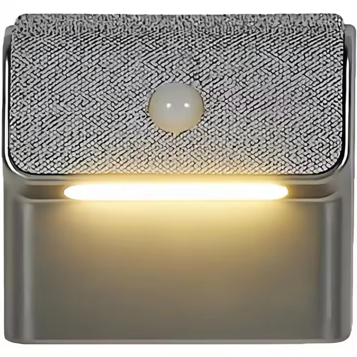 Lámpara de pared con sensor de movimiento, con inducción magnética del cuerpo humano, lámpara suave recargable conectable y de larga duración, adecuada para pasillos, escaleras y dormitorios. - 1