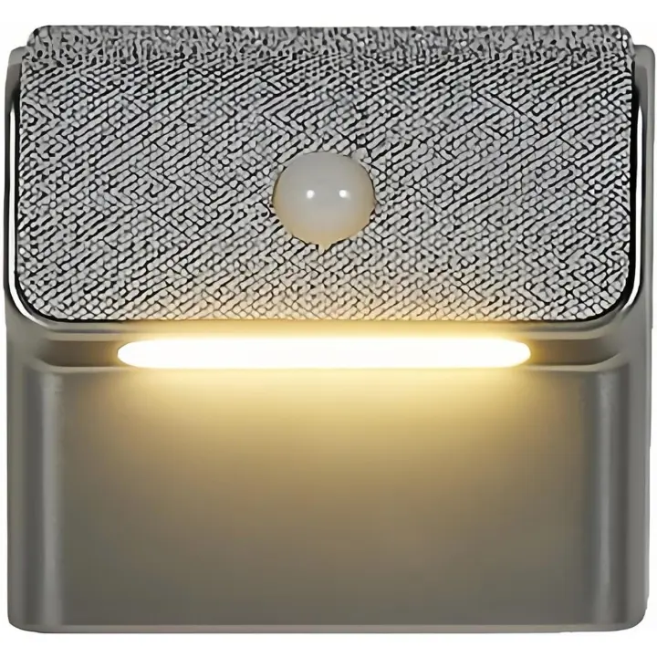 Lámpara de pared con sensor de movimiento, con inducción magnética del cuerpo humano, lámpara suave recargable conectable y de larga duración, adecuada para pasillos, escaleras y dormitorios. - 1