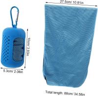 Toalla refrescante para aliviar el calor. Sistema único de enfriamiento instantáneo. Toalla refrescante para deportes y trabajo al aire libre. Toalla fresca, ligera y superabsorbente. - details 0