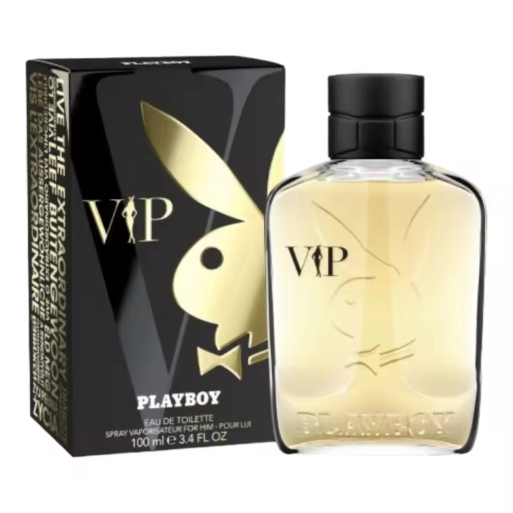 VIP Playboy Eau de Toilette spray Fragranza Maschile Colonia para hombre 100 ml - 1